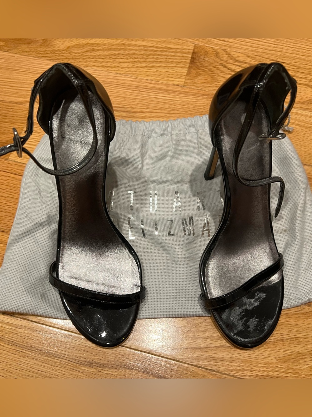 Stuart Weitzman - Nudist Black Patent Heels | EU 38